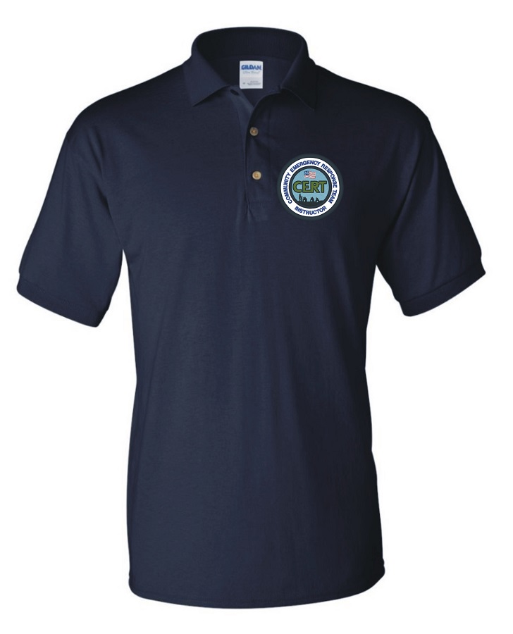 (image for) CERT Instructor Polo 50/50 Embroidered #938